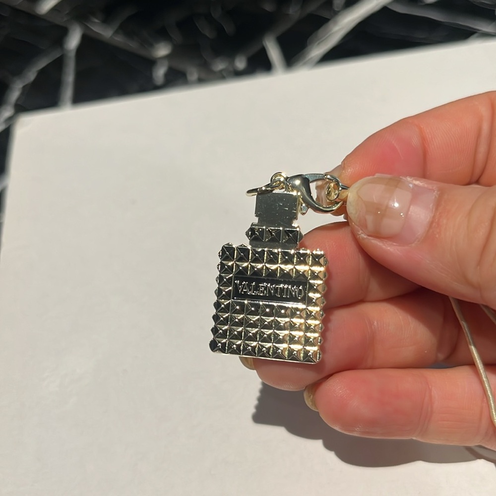 Valentino bottle shaped Keychain new w tags!